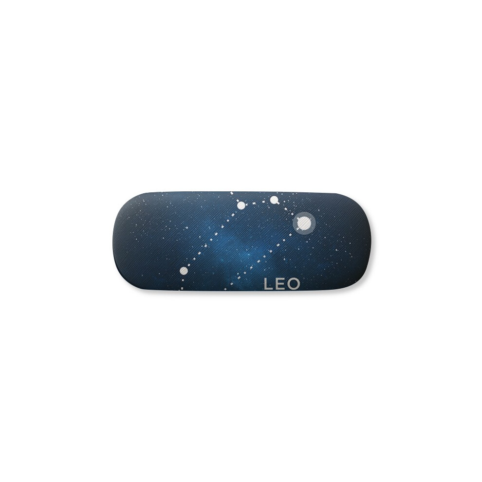 Diythinker Leo Constellation Zodiac Sign Glasses Case Eyeglasses Hard Shell Storage Spectacle Box