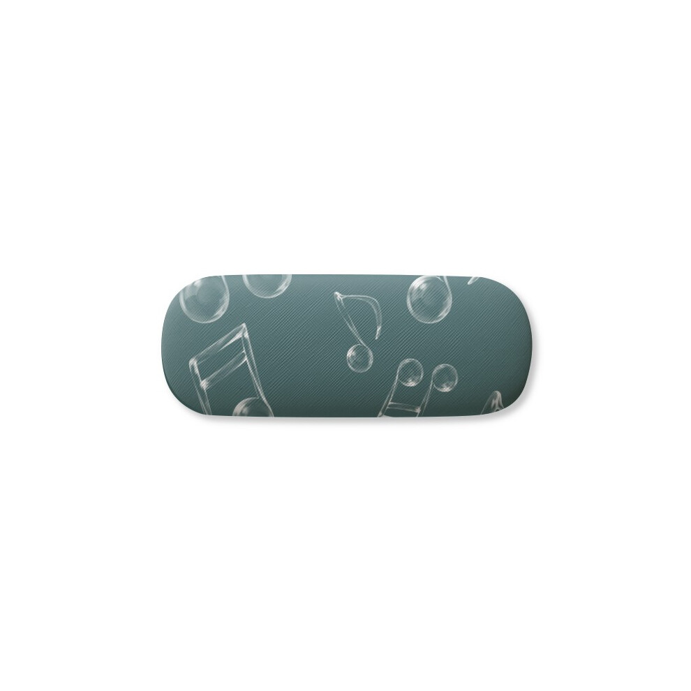 Diythinker Music Notation Bubble Combination Pattern Glasses Case Eyeglasses Hard Shell Storage Spectacle Box