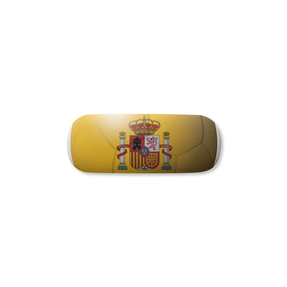 Diythinker Spain National Flag Soccer Football Glasses Case Eyeglasses Hard Shell Storage Spectacle Box
