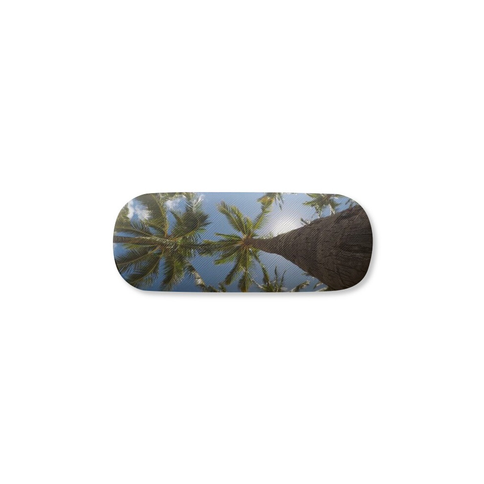 Diythinker Blue Trees Sunshine Glasses Case Eyeglasses Hard Shell Storage Spectacle Box