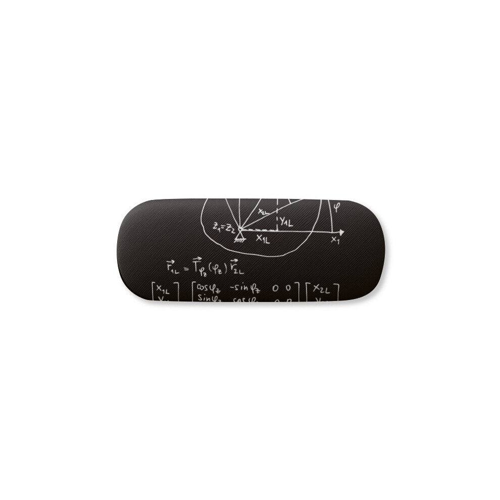 Diythinker Math Kowledge Circle Glasses Case Eyeglasses Hard Shell Storage Spectacle Box