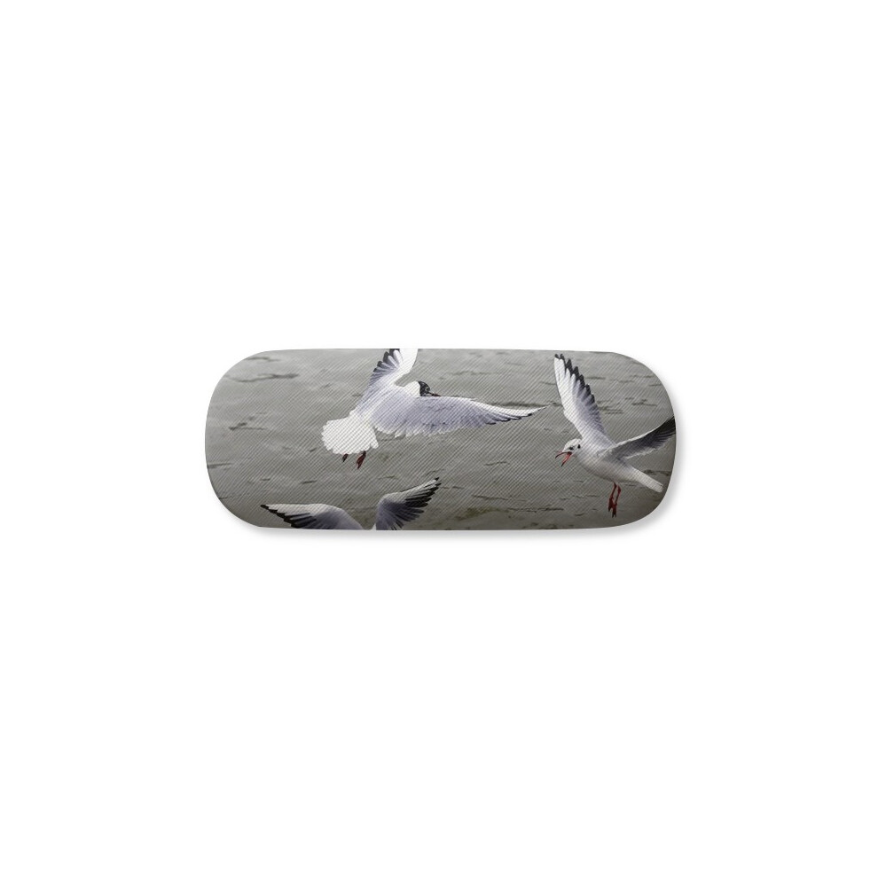 Diythinker Ocean Water Sea Bird Science Nature Picture Glasses Case Eyeglasses Hard Shell Storage Spectacle Box