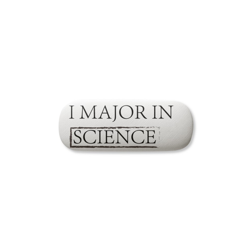 Diythinker Quote I Major In Science Glasses Case Eyeglasses Hard Shell Storage Spectacle Box
