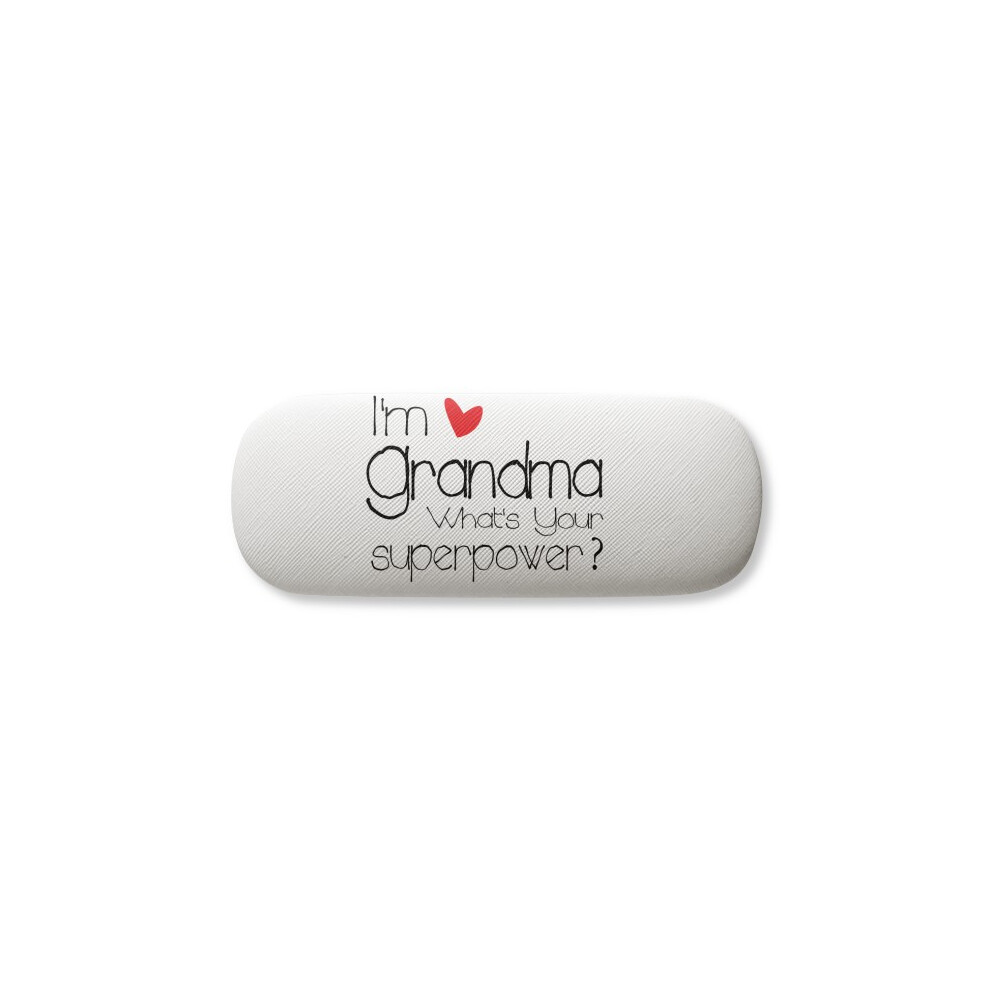 Diythinker I'm A Grandma What's Your Superpower Glasses Case Eyeglasses Hard Shell Storage Spectacle Box