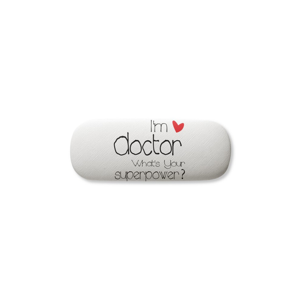 Diythinker Proud Doctors I'm A Doctor English Glasses Case Eyeglasses Hard Shell Storage Spectacle Box