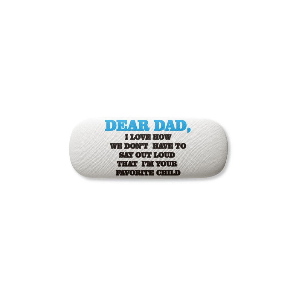 Diythinker Dear Dad Letter Festival Quote Glasses Case Eyeglasses Hard Shell Storage Spectacle Box