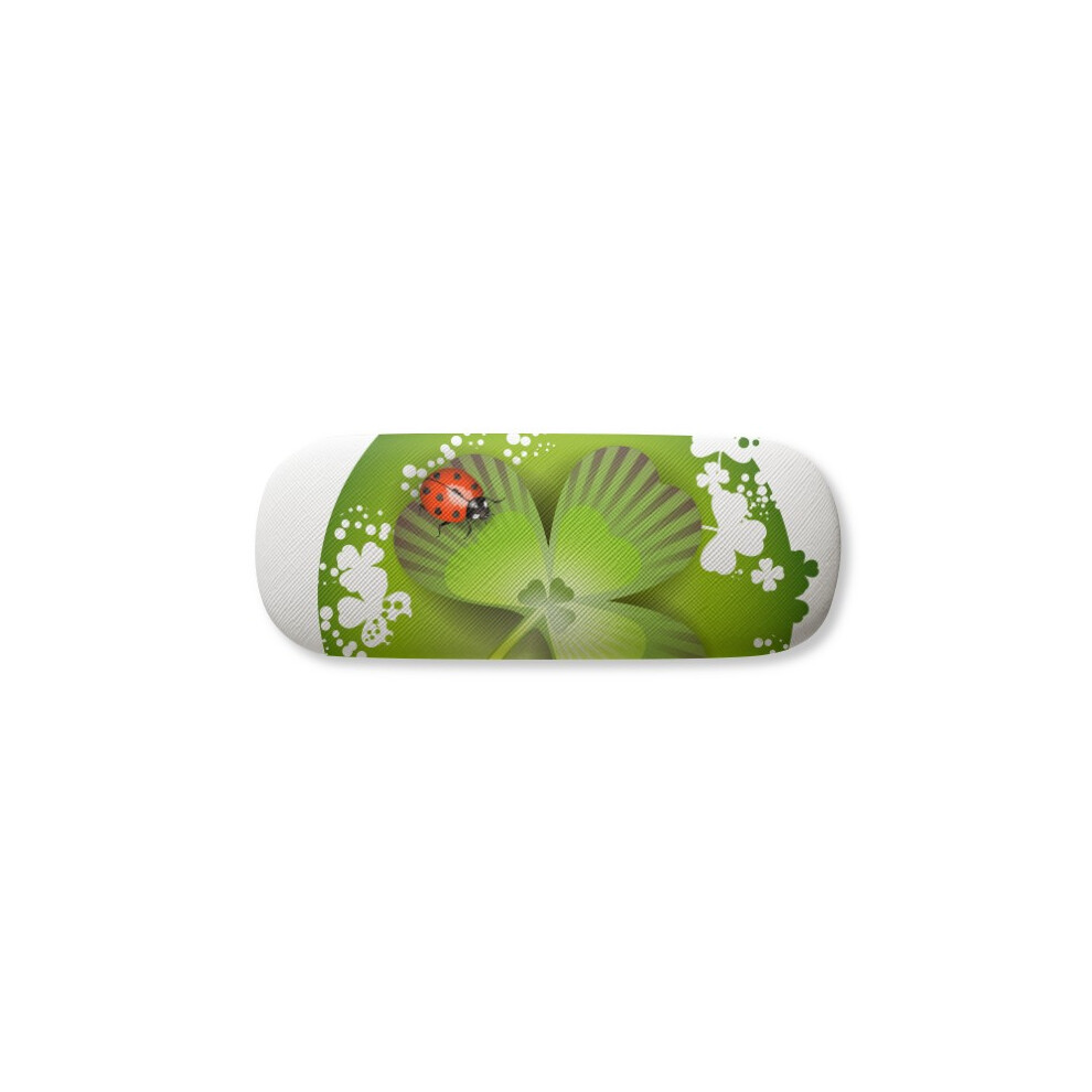 Diythinker Four Ireland St.patrick's Day Glasses Case Eyeglasses Hard Shell Storage Spectacle Box