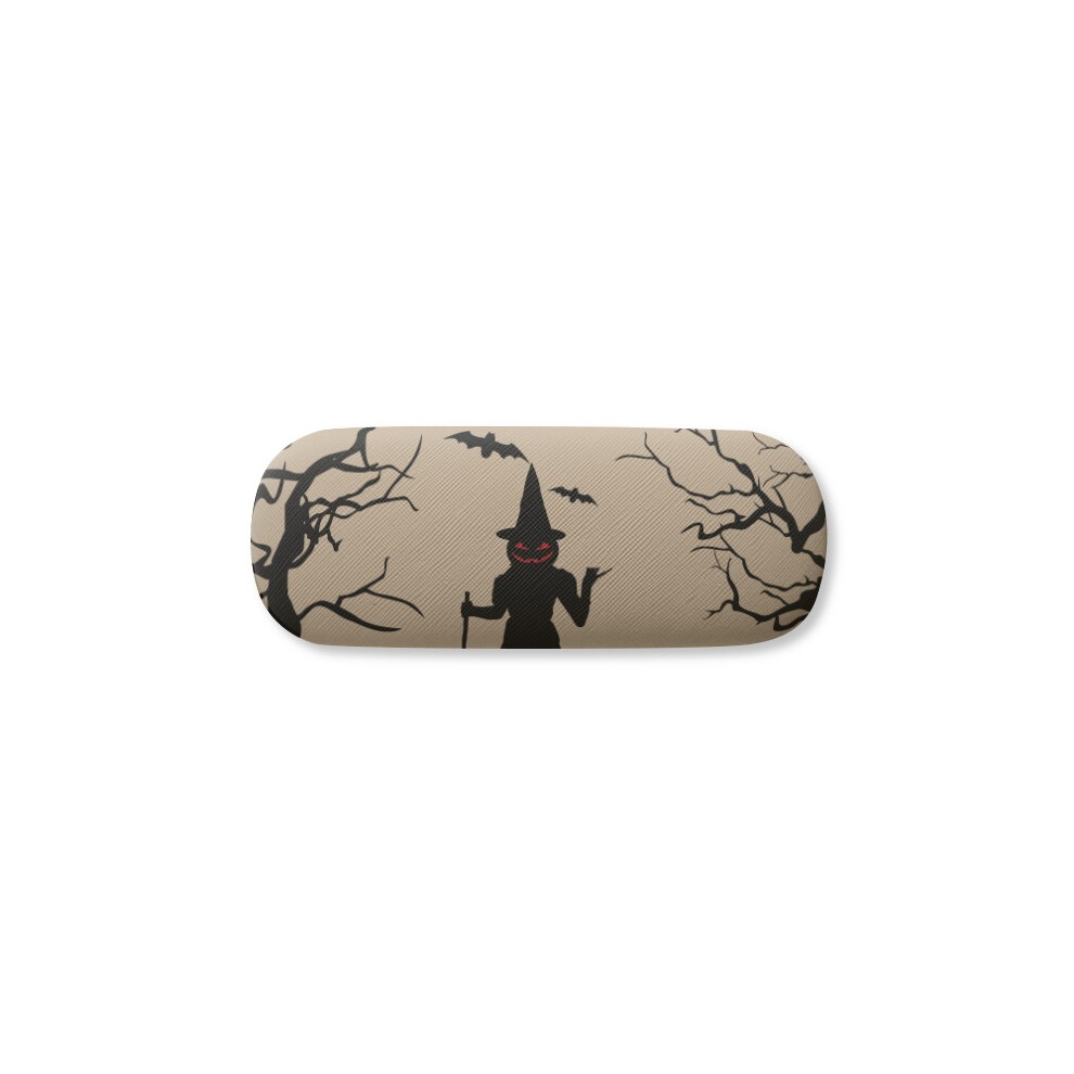 Diythinker Night Fear Halloween Pumpkin Glasses Case Eyeglasses Hard Shell Storage Spectacle Box