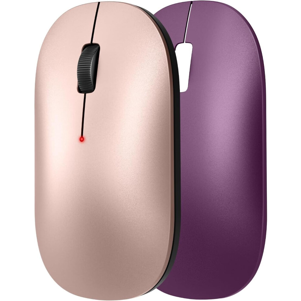 TECKNET Slim Wireless Mouse, 2.4G Silent Cordless Mouse