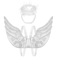 Hats Makeover Clothes Halloween Clothing Pet Cat Angel Wings Pet Halloween Costume Pet Clothes
