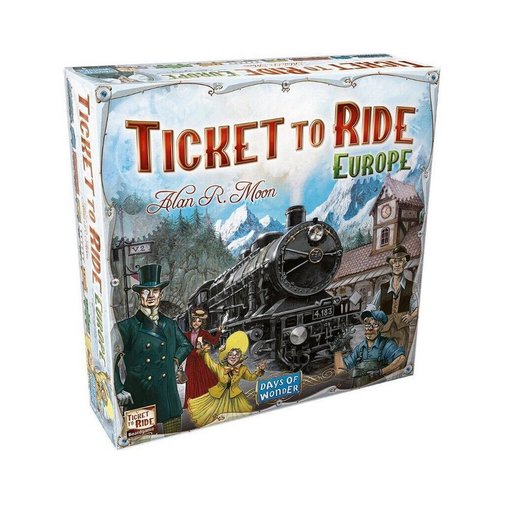 Ticket To Ride Europe Board Game Card for Party Christmas