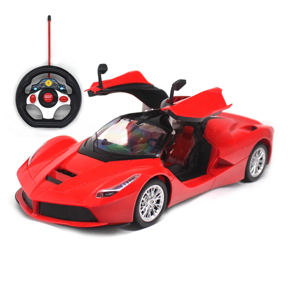 Electric RC Car with Opening Doors for Kids