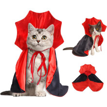 Halloween Pet Cloak Costume Cat Vampire Cloak Cat Witch Costume Pet Witch Cosplay Costume Halloween Pet Cloak Party Costume