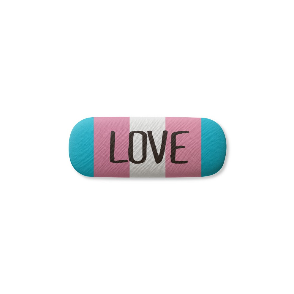 Diythinker Love Transgender Lgbt Support Glasses Case Eyeglasses Hard Shell Storage Spectacle Box