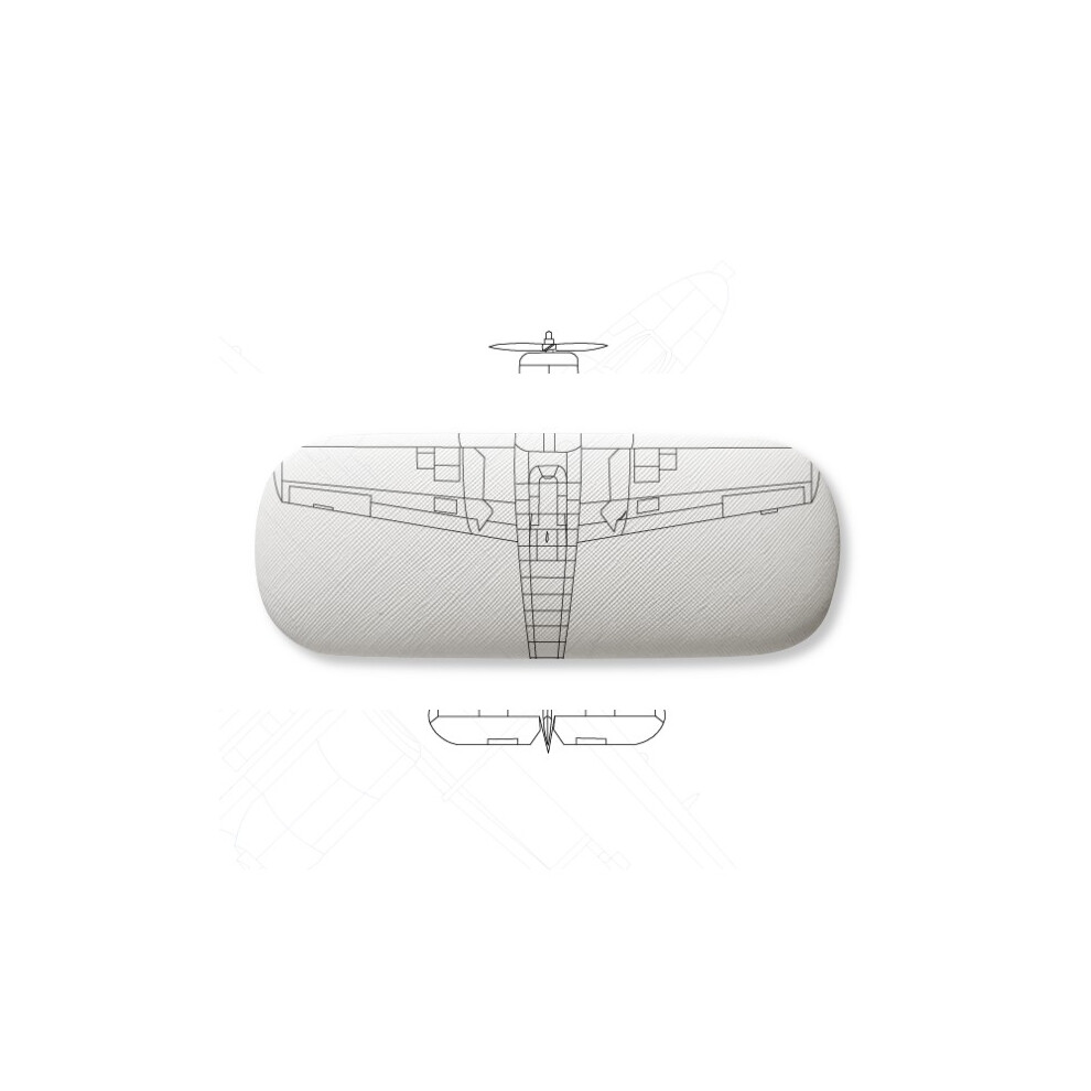 Diythinker Aircraft Army Equipment Glasses Case Eyeglasses Hard Shell Storage Spectacle Box
