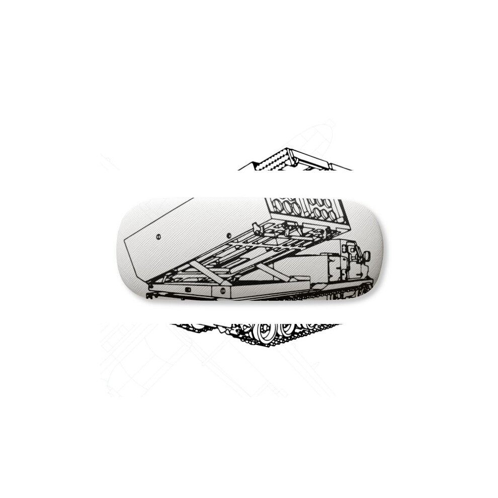 Diythinker Aircraft Missile Technology Glasses Case Eyeglasses Hard Shell Storage Spectacle Box