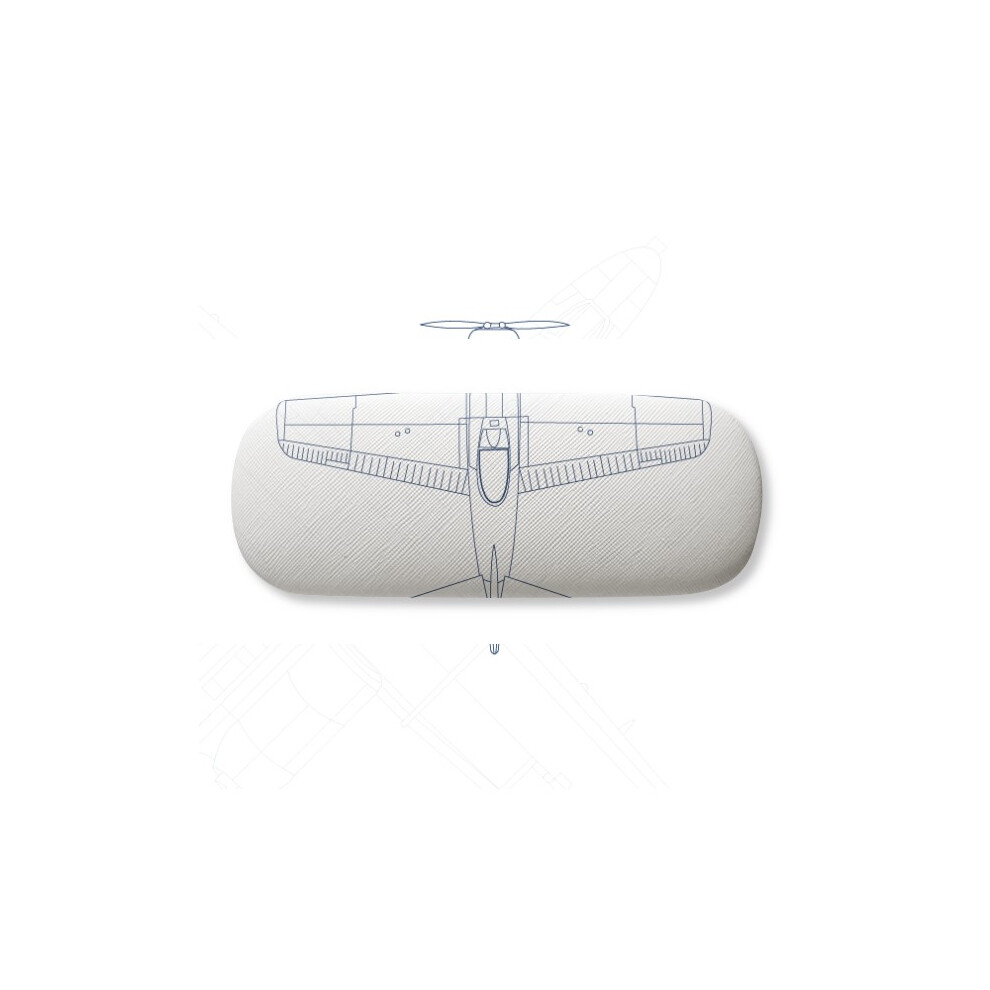 Diythinker Aircraft Lyrics Military Glasses Case Eyeglasses Hard Shell Storage Spectacle Box