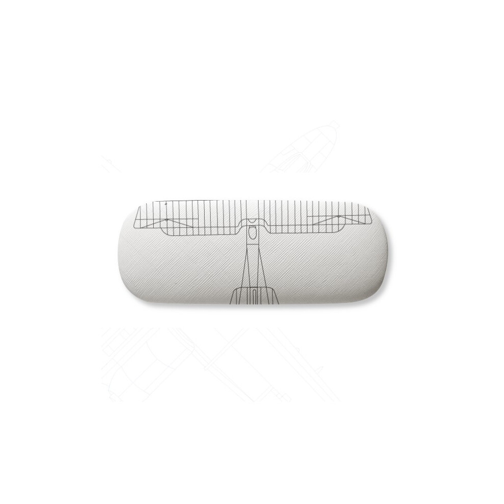 Diythinker Aircraft Line Fight Glasses Case Eyeglasses Hard Shell Storage Spectacle Box