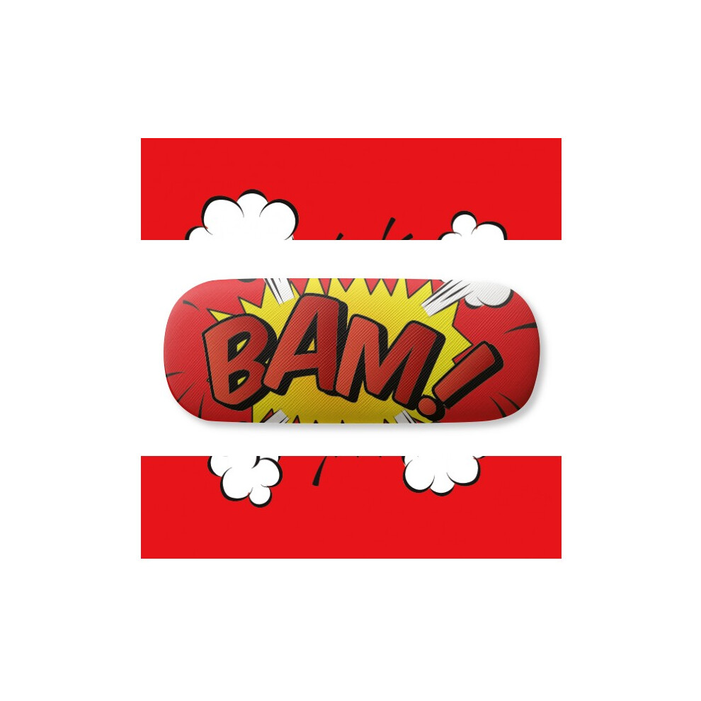 Diythinker Boom Exclamation Spark Glasses Case Eyeglasses Hard Shell Storage Spectacle Box