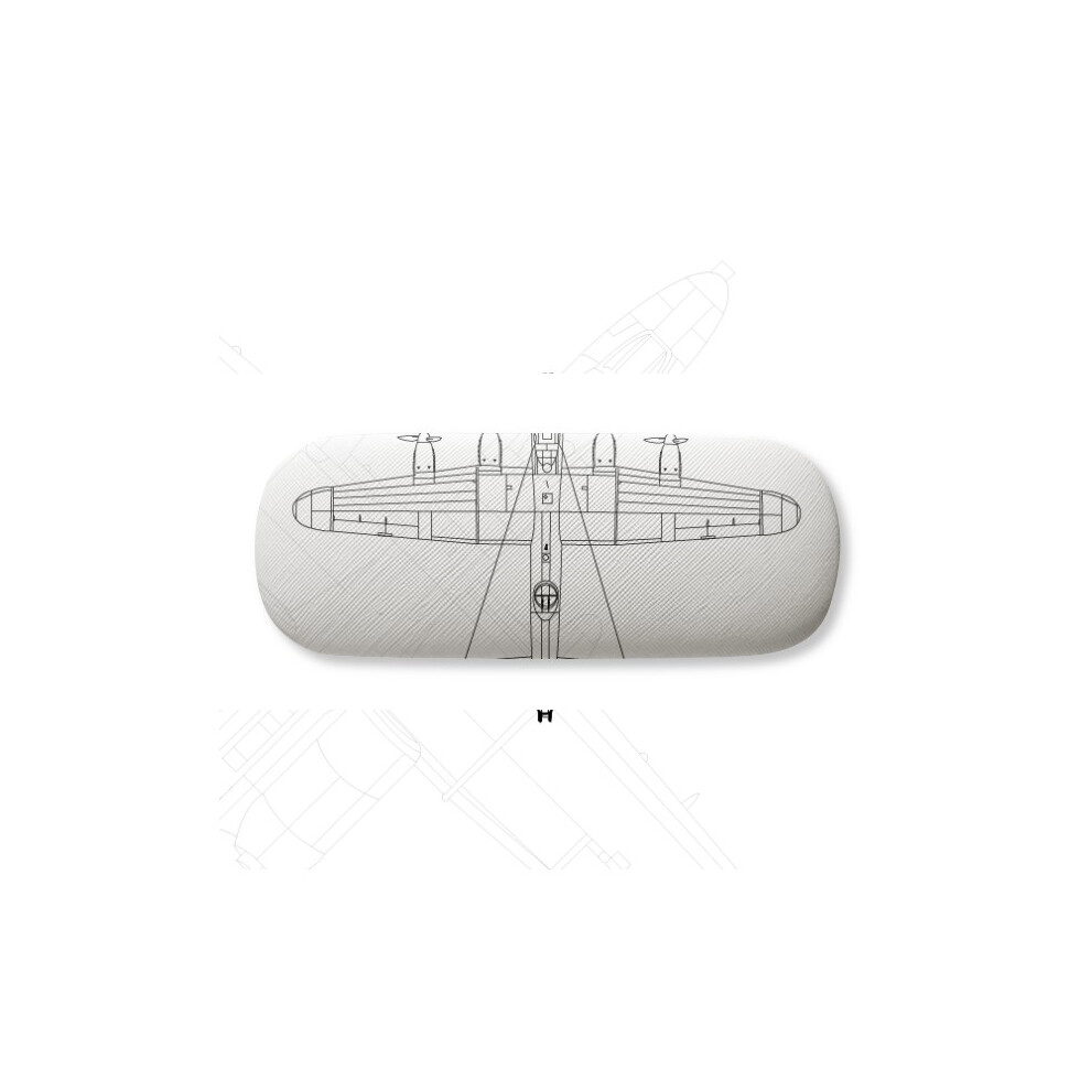 Diythinker Army Aircraft Line Glasses Case Eyeglasses Hard Shell Storage Spectacle Box