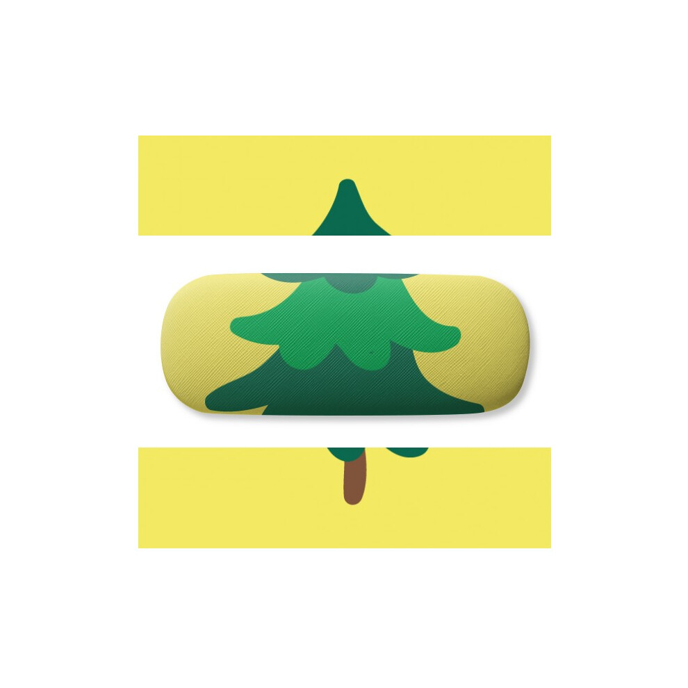 Diythinker Green Pine Tree Gradient Glasses Case Eyeglasses Hard Shell Storage Spectacle Box