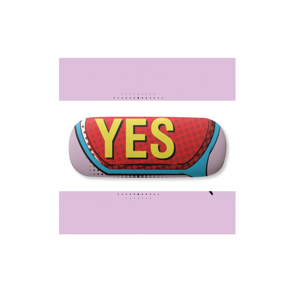 Diythinker Boom Diagram Bubble Yes Glasses Case Eyeglasses Hard Shell Storage Spectacle Box