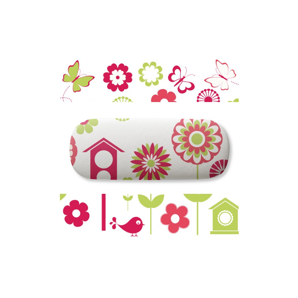 Diythinker Many Flowers Joint Glasses Case Eyeglasses Hard Shell Storage Spectacle Box
