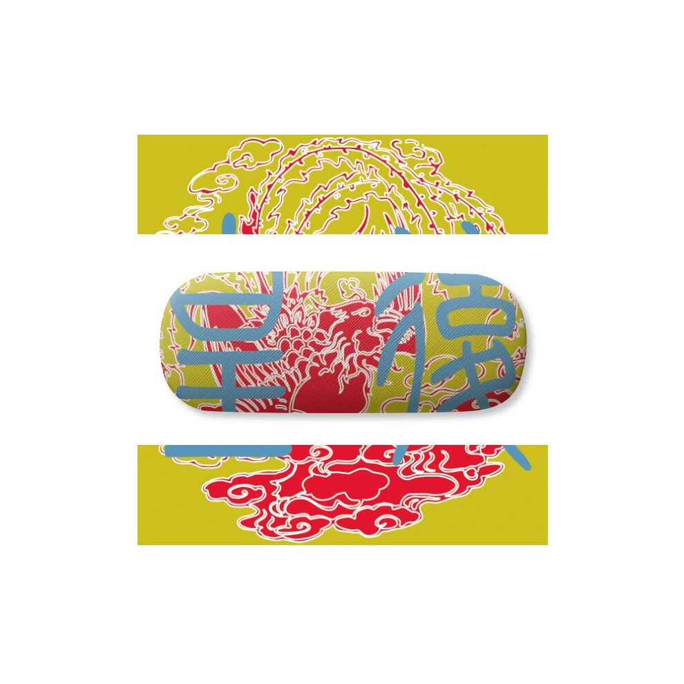 Diythinker China Ancient Empress Phoenix Pattern Glasses Case Eyeglasses Hard Shell Storage Spectacle Box