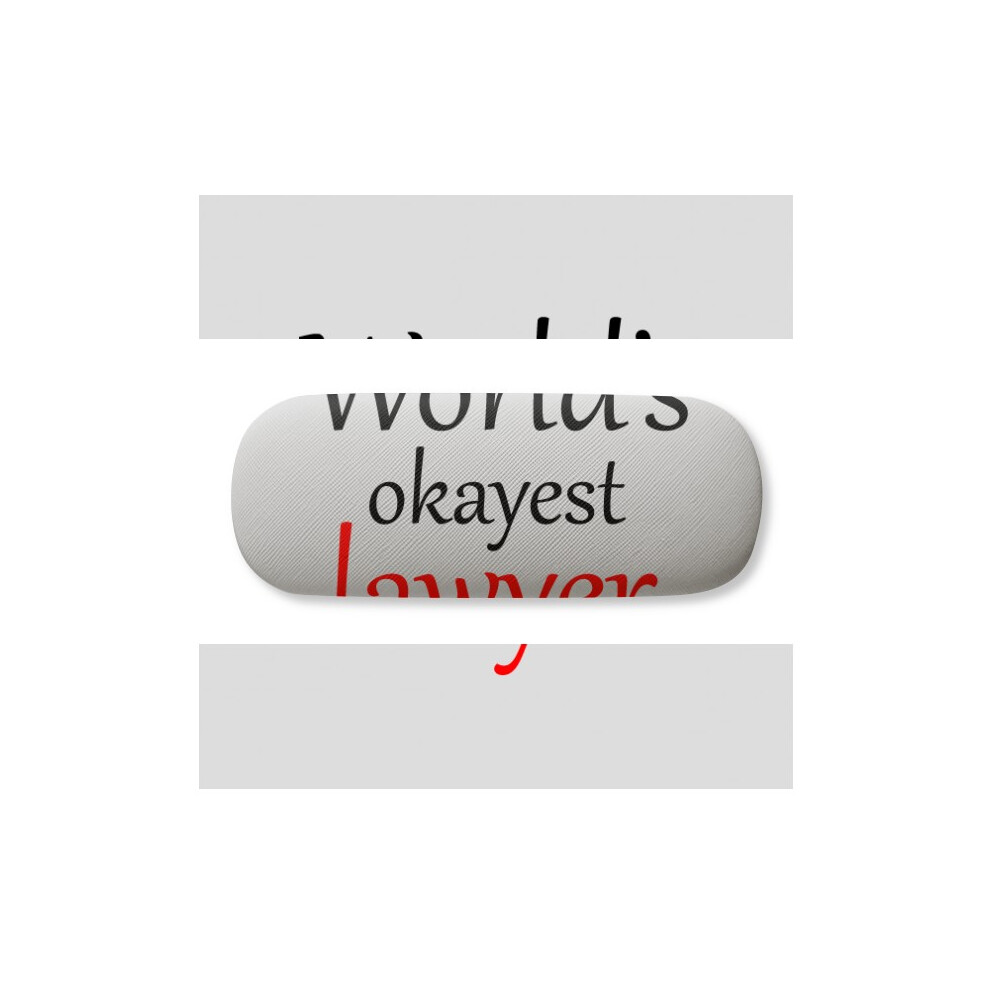 Diythinker World's Okayest Lawyer Best Quote Glasses Case Eyeglasses Hard Shell Storage Spectacle Box