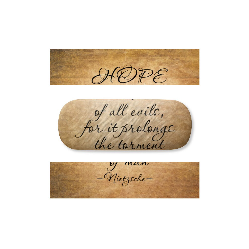 Diythinker Hope Quotes Error Glasses Case Eyeglasses Hard Shell Storage Spectacle Box