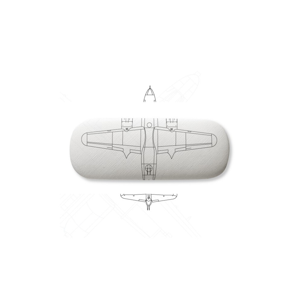 Diythinker Fighter Fight Line Glasses Case Eyeglasses Hard Shell Storage Spectacle Box