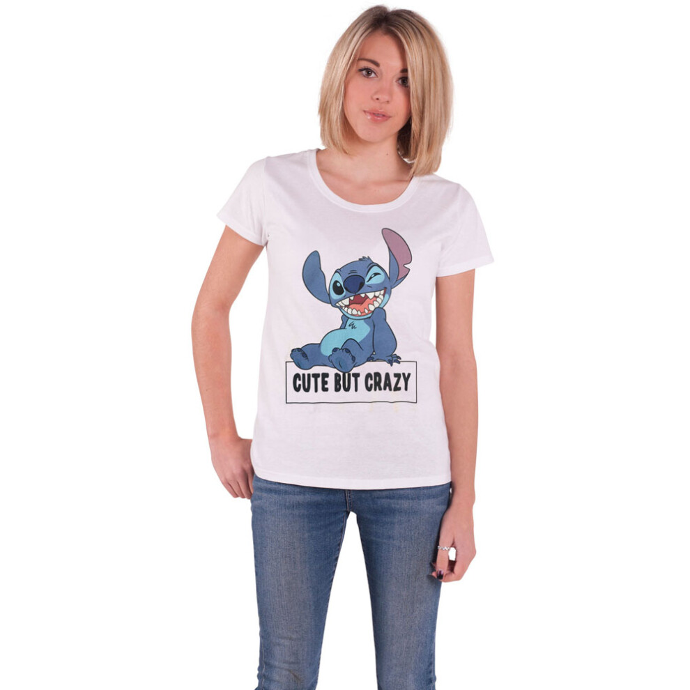 Lilo and Stitch Cute But Crazy Skinny Fit T Shirt