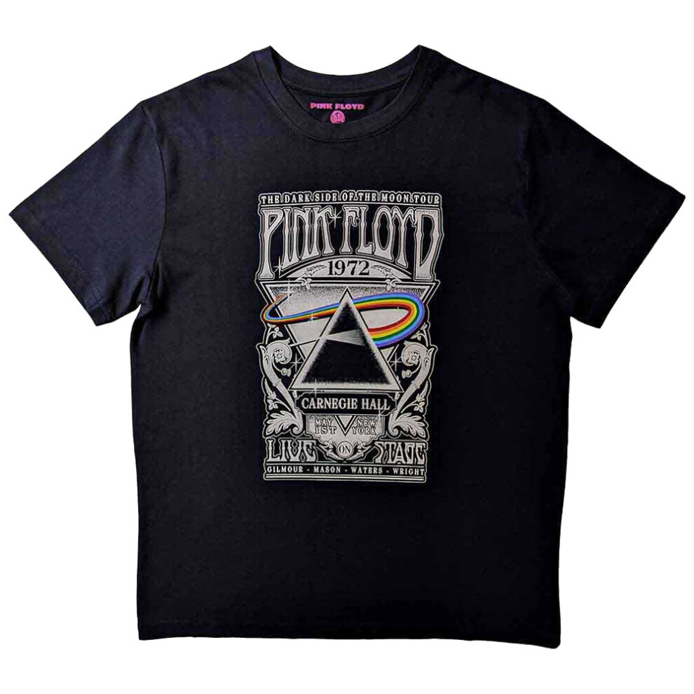 (XX-Small (1/2 Yrs), Black) Pink Floyd Carnegie Hall Poster Kids T Shirt-image-OPC-PFK62CY-NEW