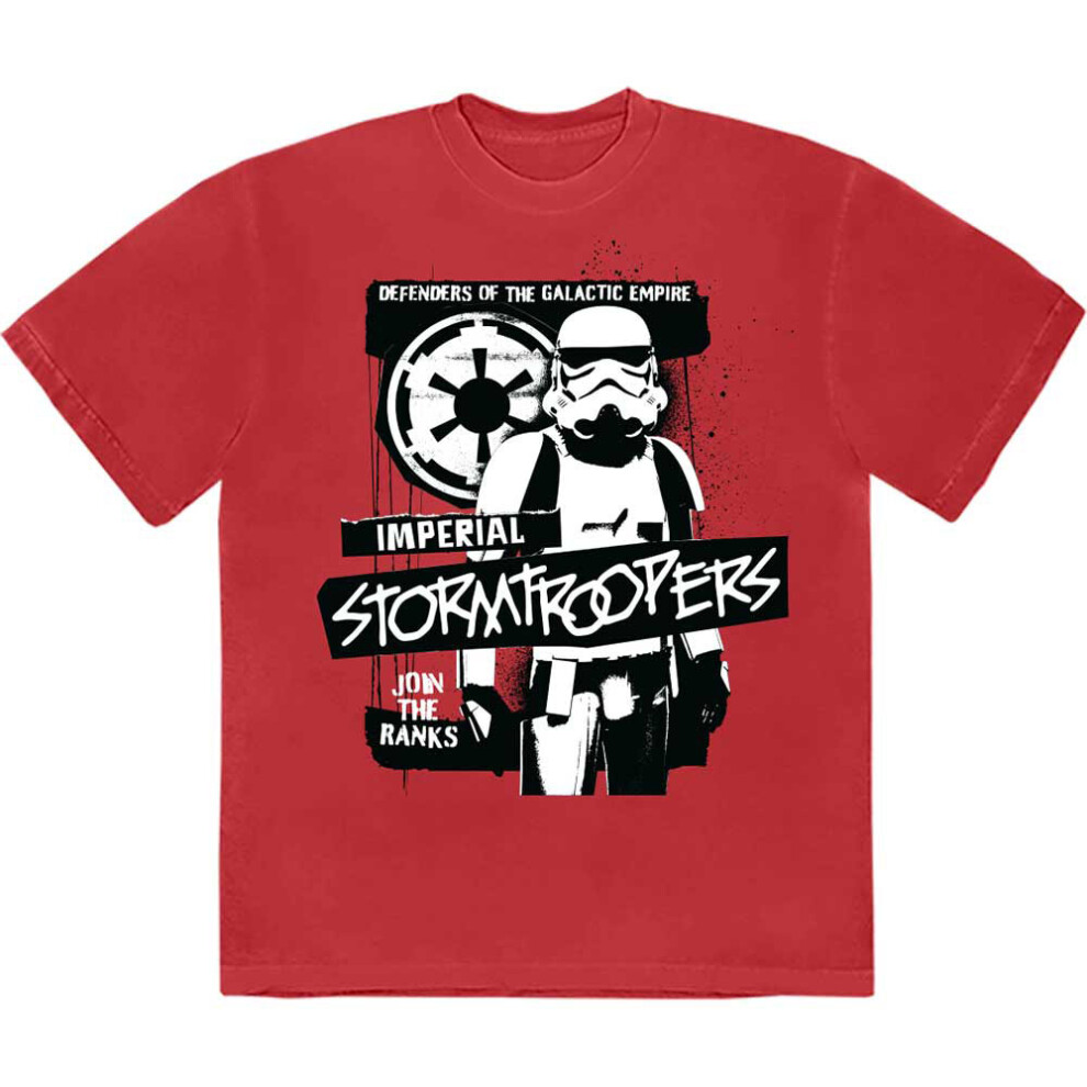 (M, Red) Star Wars Defenders T Shirt