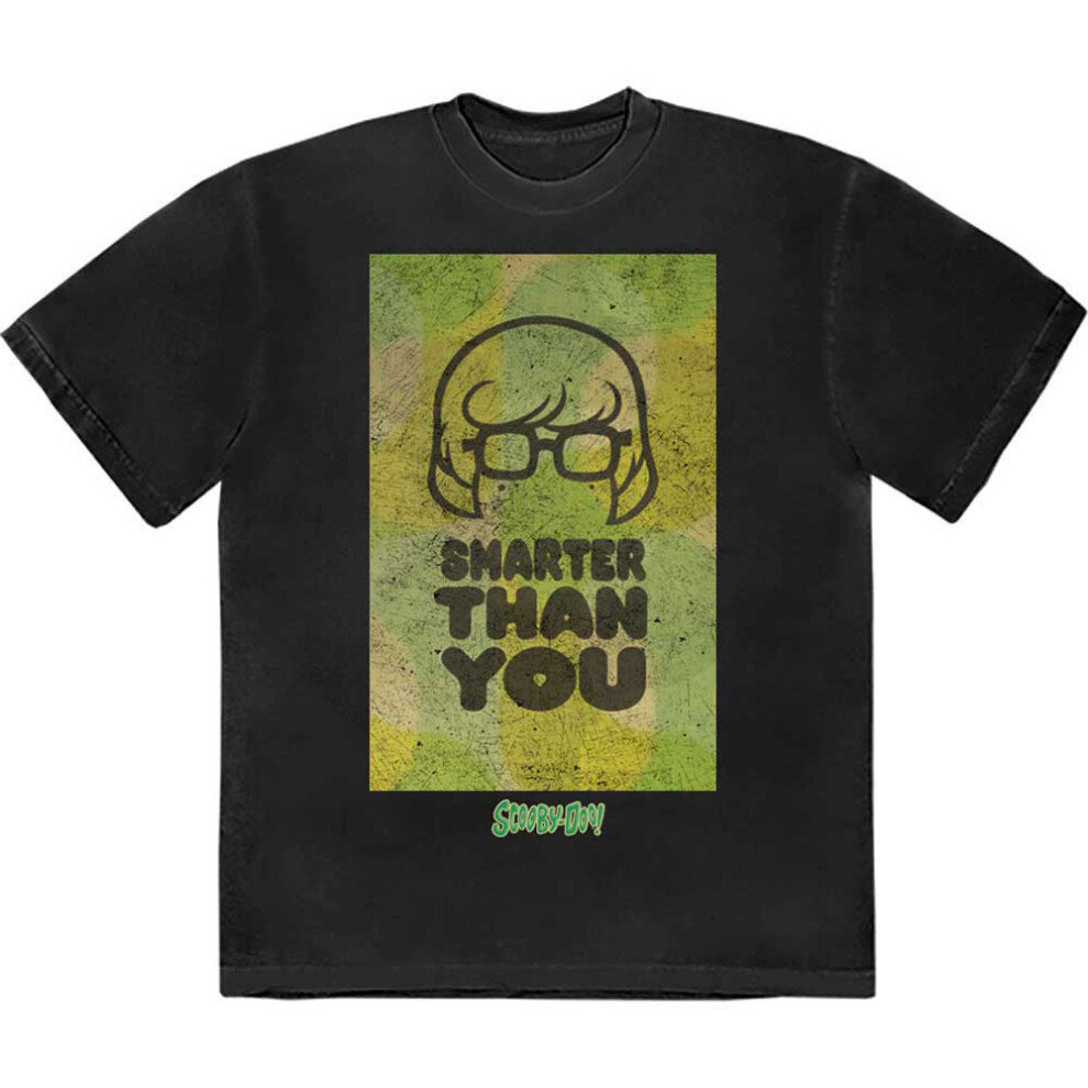 (XL, Black) Scooby Doo Smarter Than You T Shirt