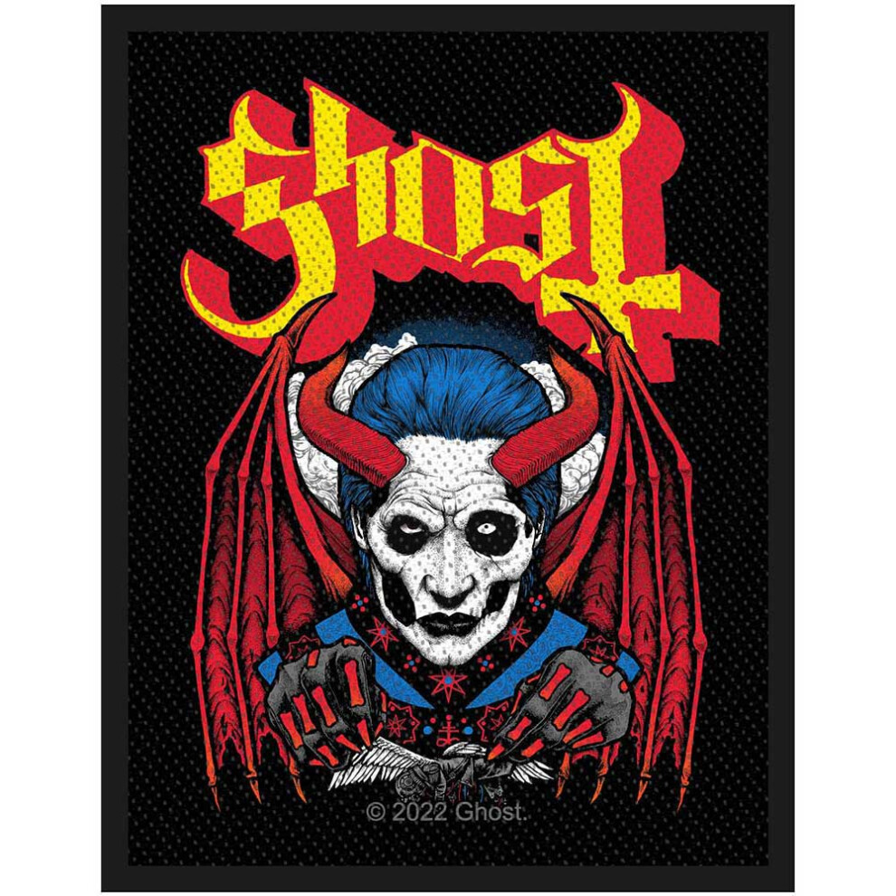 Ghost Standard Patch Demoniac new Official Black