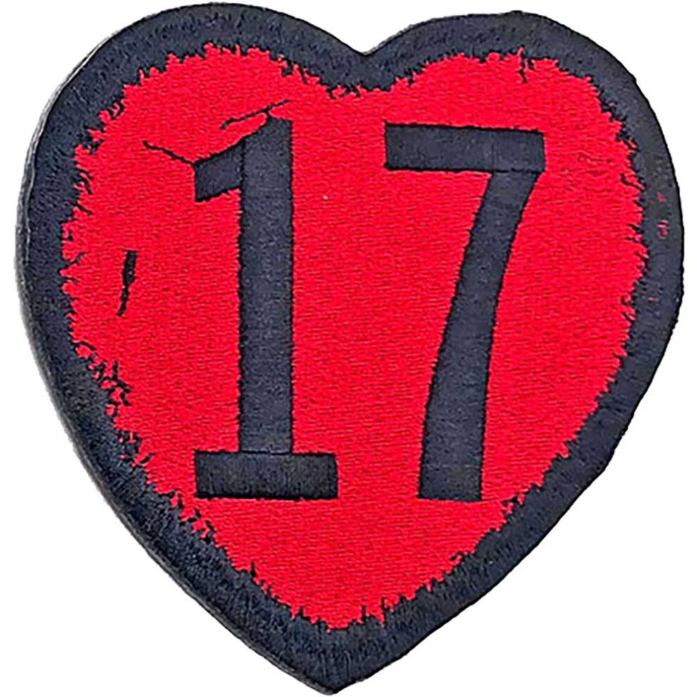 The Sex Pistols Patch 17 Heart Band Logo new Official Embroidered Woven iron on