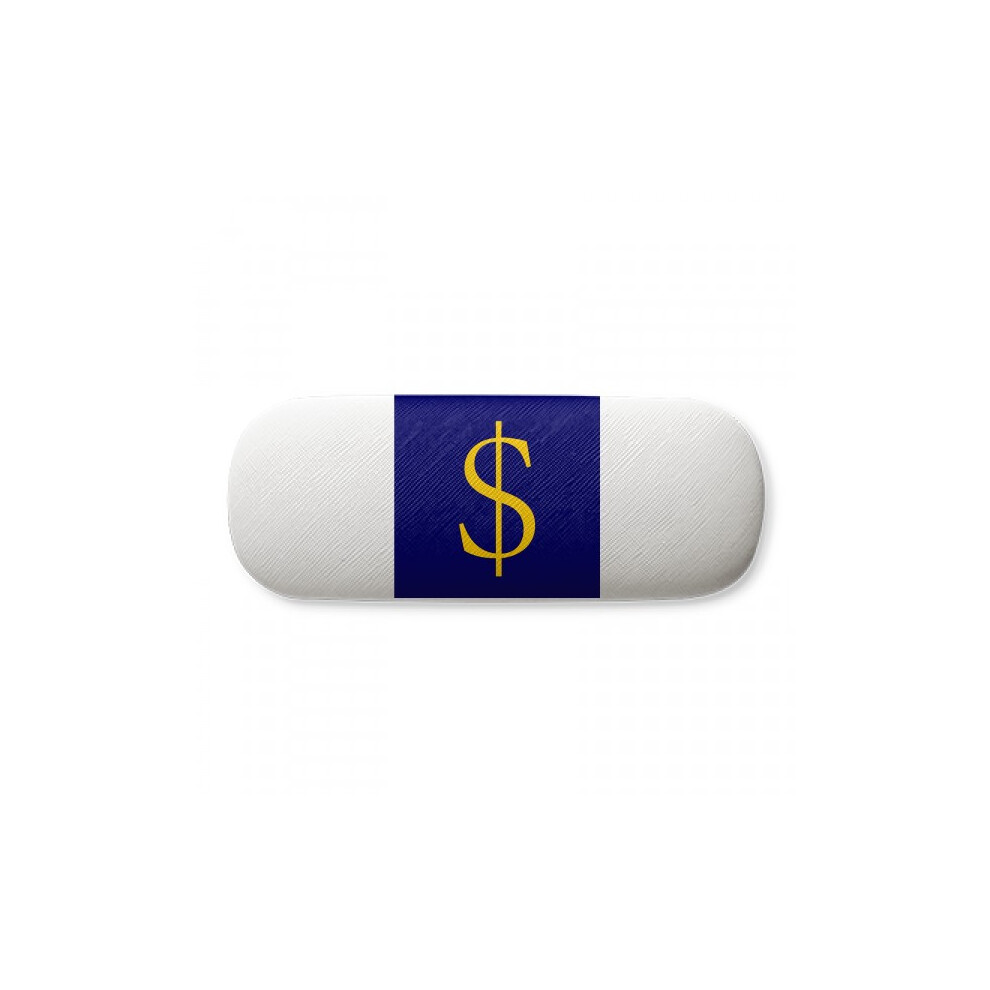 Diythinker America Currency Symbol Us Dollar Glasses Case Eyeglasses Hard Shell Storage Spectacle Box