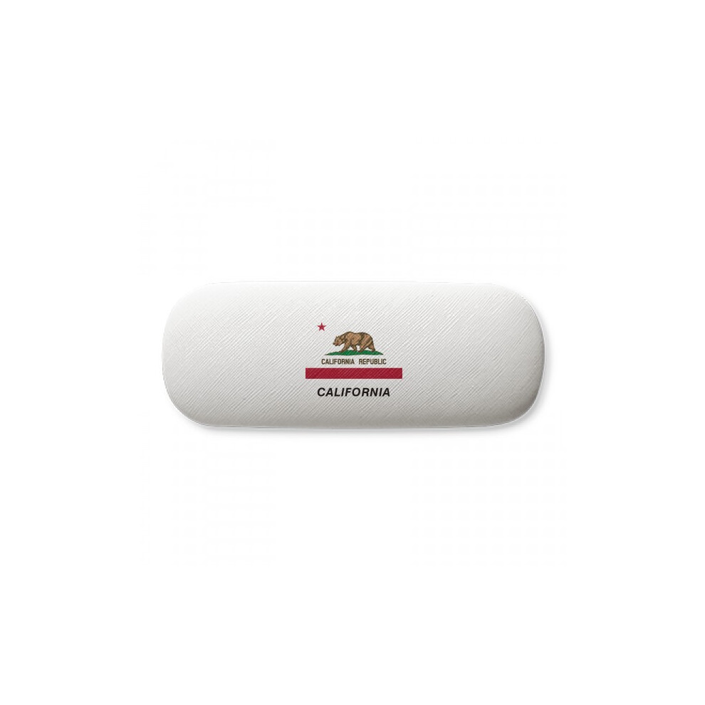 Diythinker American State Flag Contour California Glasses Case Eyeglasses Hard Shell Storage Spectacle Box