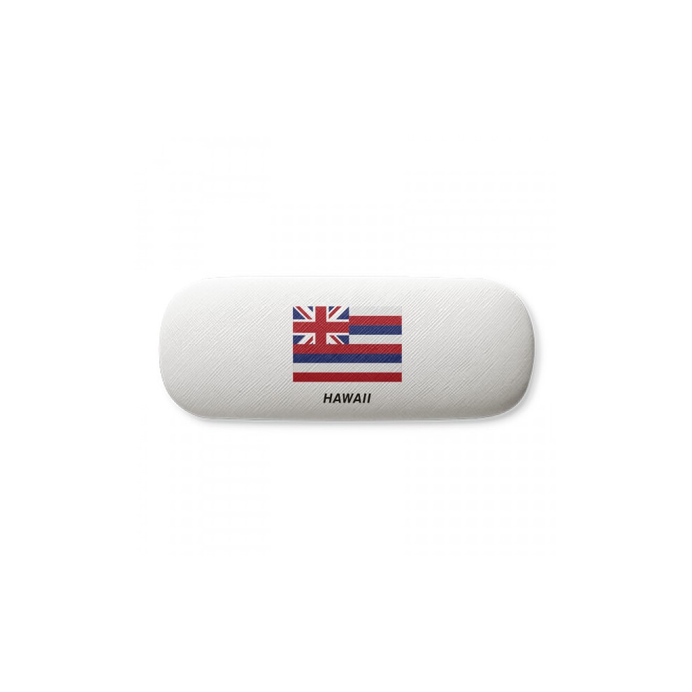 Diythinker American State Flag Contour Hawaii Glasses Case Eyeglasses Hard Shell Storage Spectacle Box