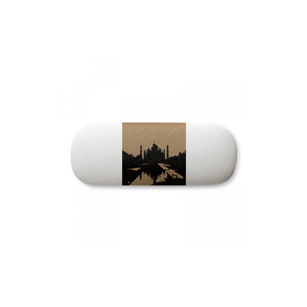 Diythinker Ancient Buildings Taj Mahal Glasses Case Eyeglasses Hard Shell Storage Spectacle Box