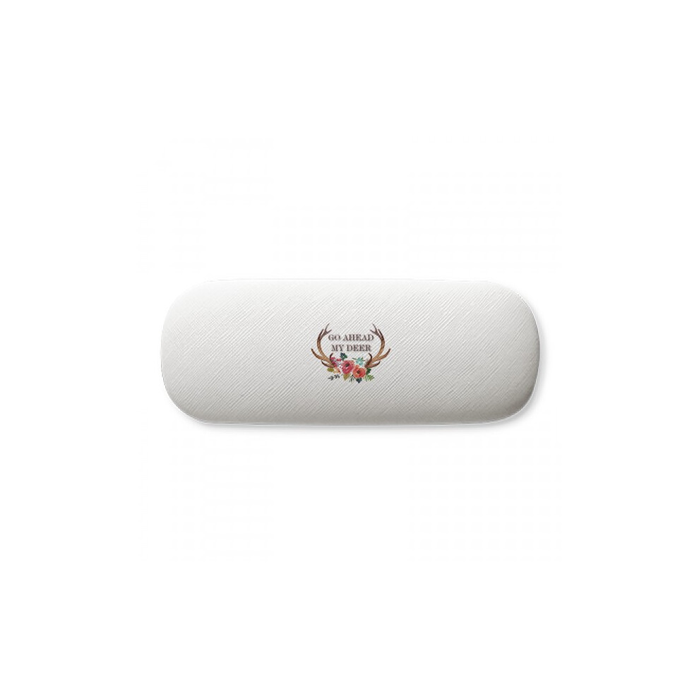 Diythinker Antlers Advance Encourage Flowers Glasses Case Eyeglasses Hard Shell Storage Spectacle Box