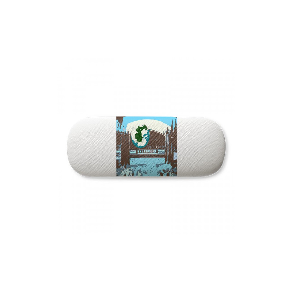 Diythinker Arctic Circle Tourist Art Deco Fashion Glasses Case Eyeglasses Hard Shell Storage Spectacle Box