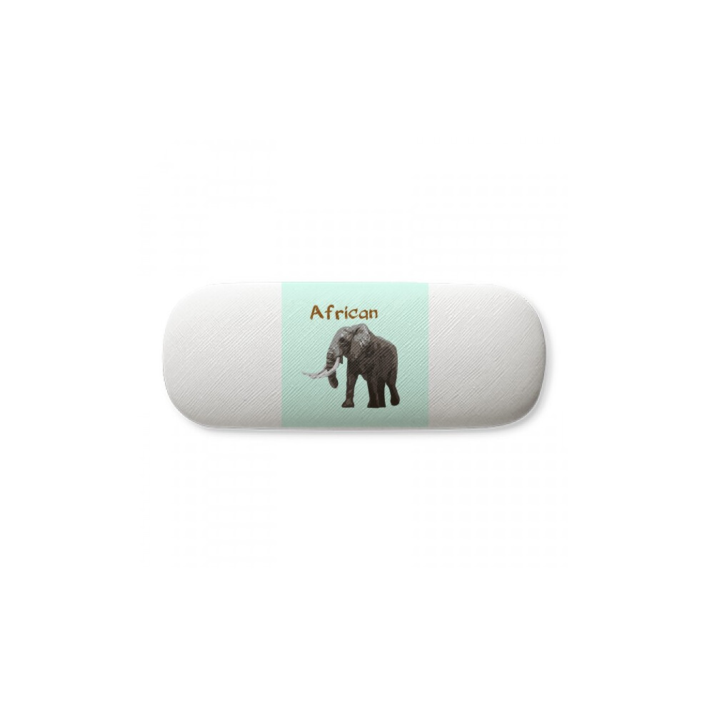 Diythinker Asia Africa Suckling Elephant Glasses Case Eyeglasses Hard Shell Storage Spectacle Box