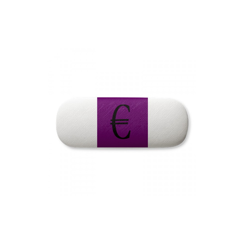 Diythinker Brief Eu Currency Symbol Eur Glasses Case Eyeglasses Hard Shell Storage Spectacle Box