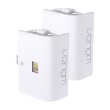 Venom Replacement Battery Packs for Xbox Charging Dock - White (Xbox Series X & S / Xbox One)