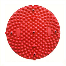 (Red, 55cm) 1pc TPE Foot Massager - Relax Shiatsu Board for Muscle Relaxation, Plantar Fasciitis Relax & Acupoint Meridian Health