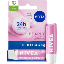 NIVEA Pearly Shine Lip Balm with Shea Butter 4.8g