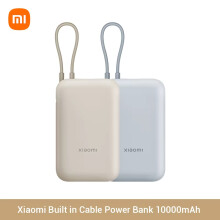 (Blue) Xiaomi Built In Cable Power Bank 10000mAh 22.5W Powerbank For iPhone