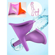 (Multicolor, Purple/Urinal) 3pcs Silicone Menstrual Cups Outdoor Travel Silicone Car Portable Privacy Protection Urinal Camping Supplies Reusable Leakproof